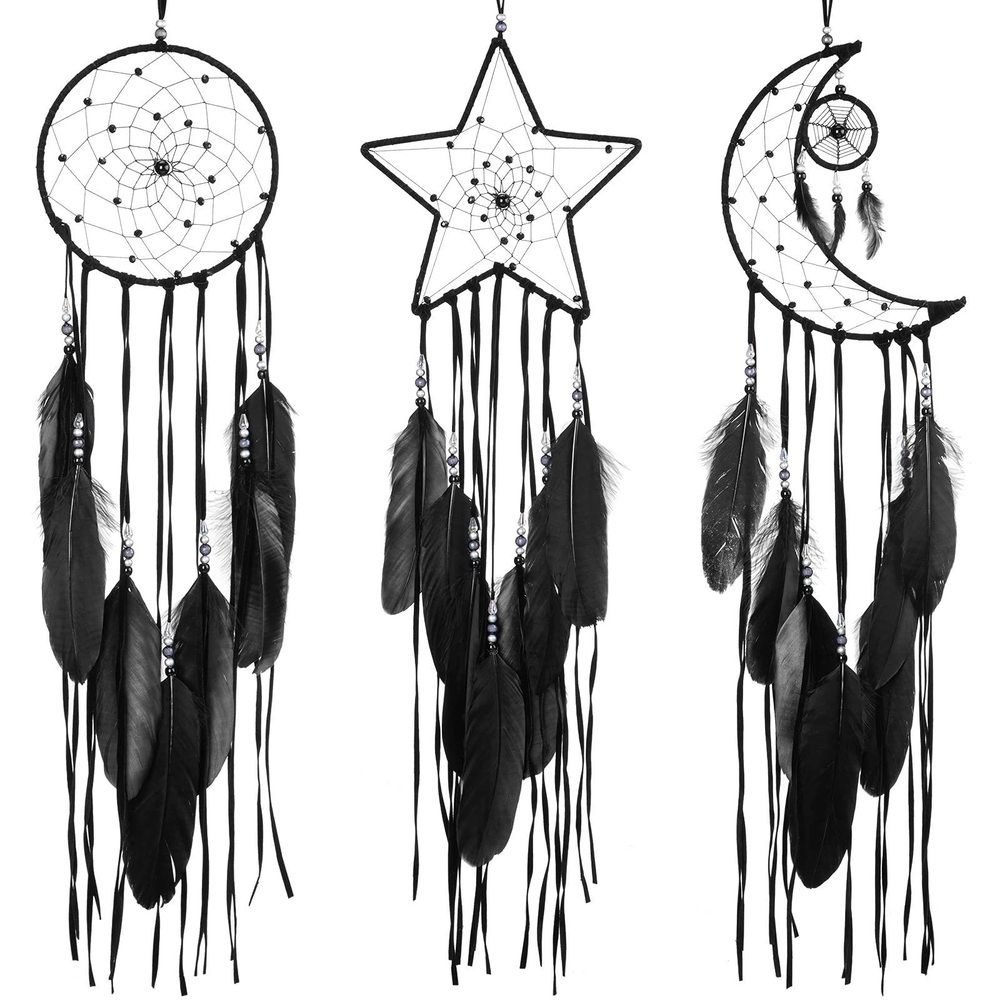 3 Pcs Dream Catcher Moon Sun Star Design Handmade Traditional Design Craft🐦